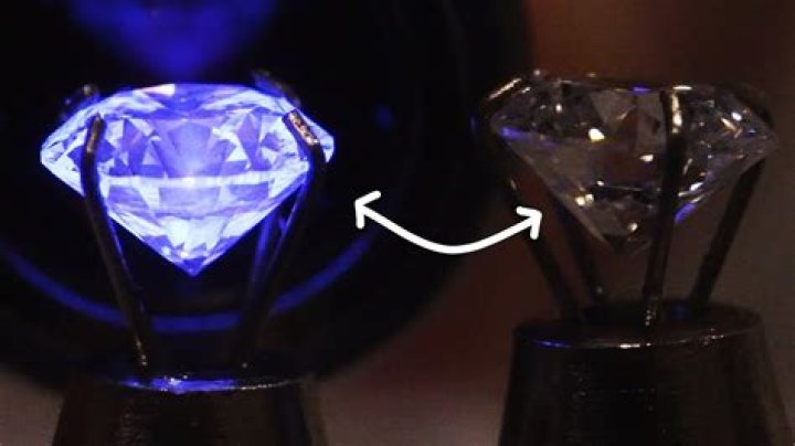 Why do my diamonds glow in blacklight?