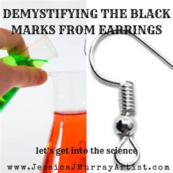 Why do my earrings leave black?
