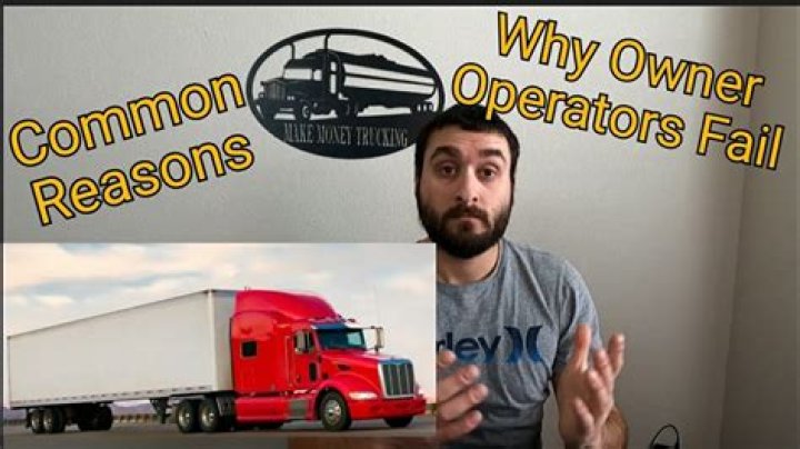 Why do Owner Operators Fail?