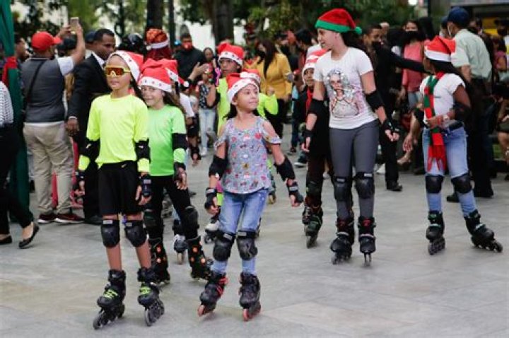 Why do people roller-skate to church in Venezuela?