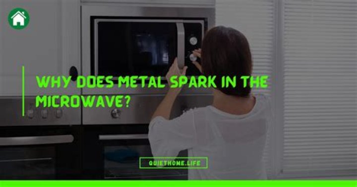 Why does meat spark in the microwave?
