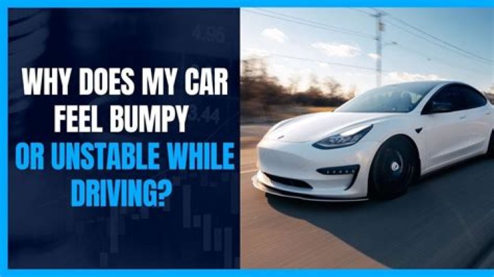 Why does my car feel lopsided?