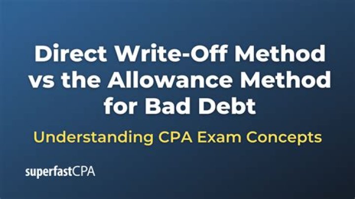Why GAAP does not recognize the direct write-off method?