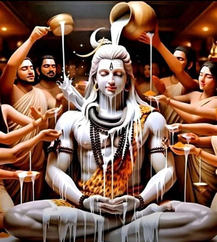 Why is milk offered to Shiva?