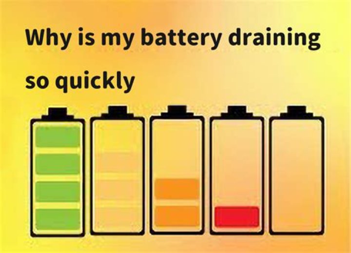 Why is my battery draining so quickly?