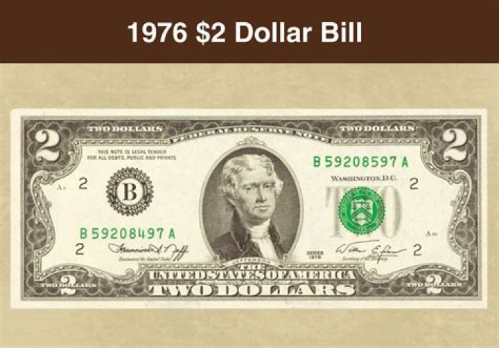 Why is the 2 dollar bill rare?