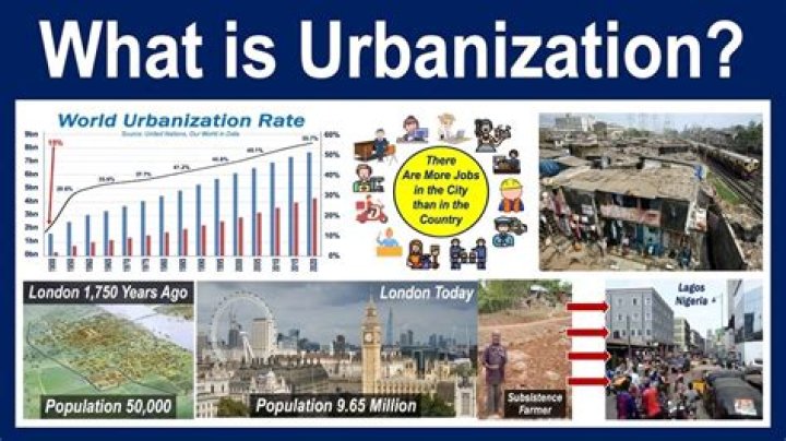 Why is urbanization beneficial?