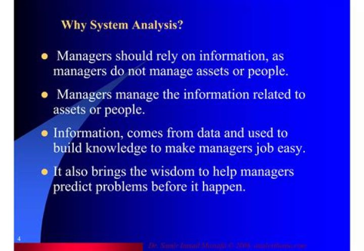 Why system analysis is needed?