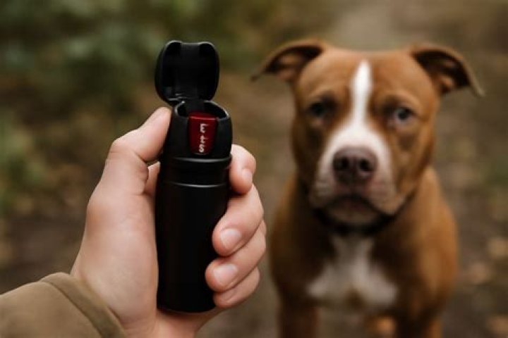Will pepper spray stop a pitbull?